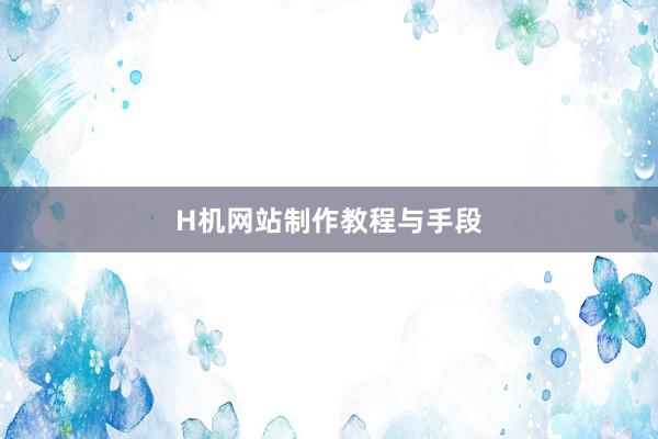 H机网站制作教程与手段